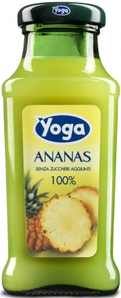Йога, Ананасовый сок, 0,2. Цена за упаковку 24 бут.