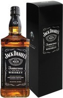 Виски Джек Дэниэлс, 1,0 в подарочной упаковке
