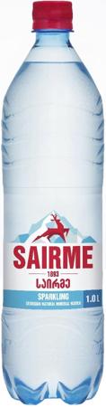 Минеральная вода "Саирме" газированная, 1,0, в ПЭТ бутылке. Цена за упаковку 6 бут.