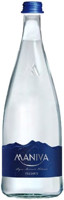 Вода "Манива" Газированная, в стеклянной бутылке, 0,75 л. Цена за упаковку 12 бут.