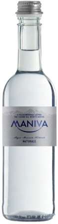 Вода "Манива" Без газа, в стеклянной бутылке, 0,375 л. Цена за упаковку 24 бут.