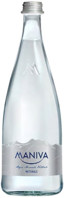 Вода "Манива" Без газа, в стеклянной бутылке, 0,75 л. Цена за упаковку 12 бут.