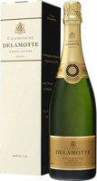 Шампанское Деламотт, Брют Блан де Блан, 2012, в подарочной коробке