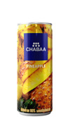 Напиток CHABAA из Ананасового сока с мякотью, 230 мл в алюминиевой банке. Цена за упаковку 24 банки.