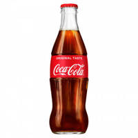 Лимонад Кока-Кола 200 мл в стеклянной бутылке (Великобритания). Цена за упаковку 12 бутылок