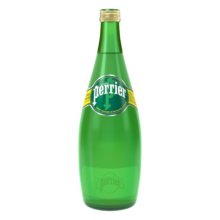 Вода Перье (Perrier) минеральная газированная гидрокарбонатно-кальциевая, В Стекле, 750 мл. Цена за упаковку 12 бут.