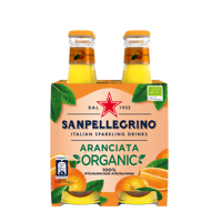 Напиток газированный "Сан Пеллегрино" с соком Апельсина, 200 мл, стекло. Цена за упаковку 12 бут.