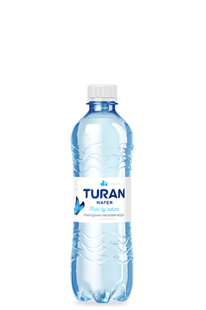 Вода Минеральная "Туран", 500 мл, без газа, ПЭТ. Цена за упаковку 24 бут.