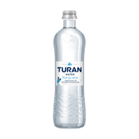 Вода Минеральная "Туран", 500 мл, Без Газа, в стеклянной бутылке. Цена за упаковку 12 бут.