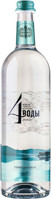 Вода Абрау-Дюрсо, "4 Воды" С Газом, в стеклянной бутылке, 750 мл. Цена за упаковку 24 бут.