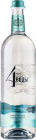 Вода Абрау-Дюрсо, "4 Воды" С Газом Виноградная, в стеклянной бутылке, 375 мл. Цена за упаковку 24 бут.